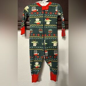 Hanna Andersson Star Wars zip Jammies 6-12m